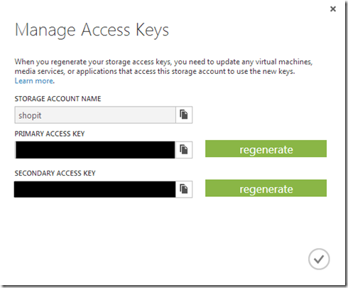 Manage Access Keys